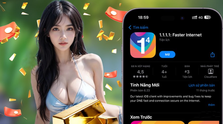 Hình ảnh quảng cáo của 6789 hiển thị nền tảng và các lợi ích
