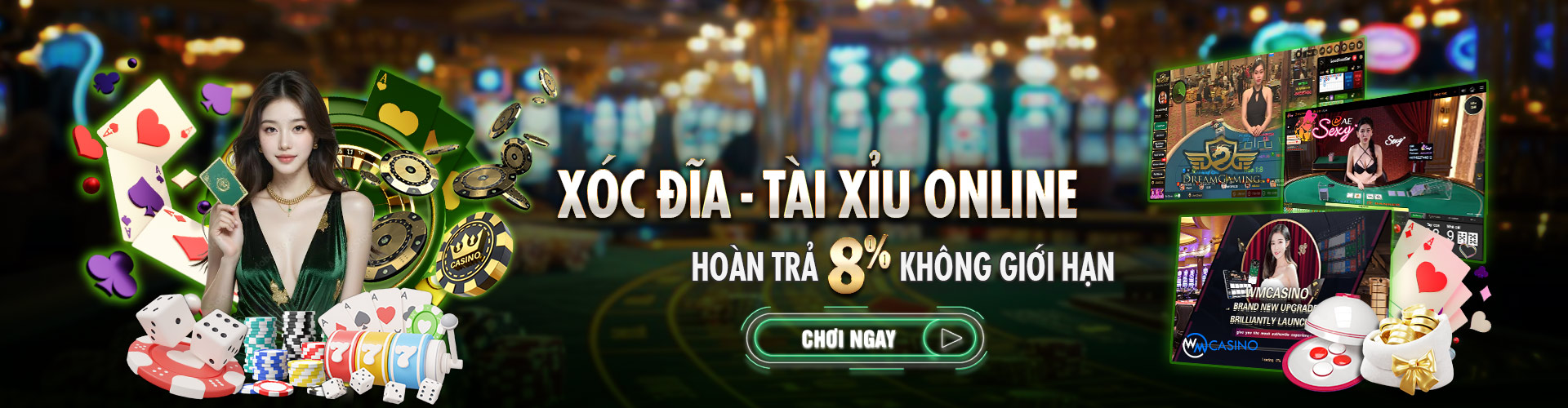 Hình ảnh quảng cáo của 6789 hiển thị nền tảng và các lợi ích